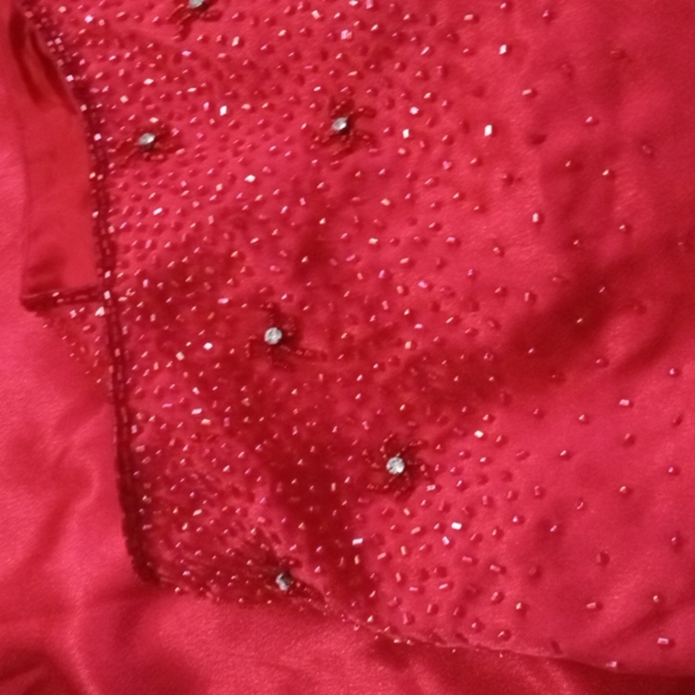 Beaded Maxi Full Skirt